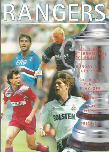 Spurs v FC Steaua București (30 Jul 1995) Programme