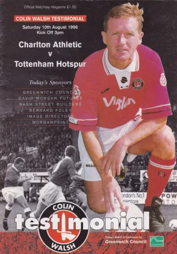 Spurs v Charlton Athletic (10 Aug 1996) Programme