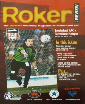Spurs v Sunderland AFC (04 Mar 1997) Programme