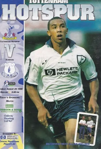 Spurs v Everton FC (24 Aug 1996) Programme