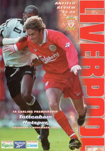 Spurs v Liverpool FC (08 Nov 1997) Programme