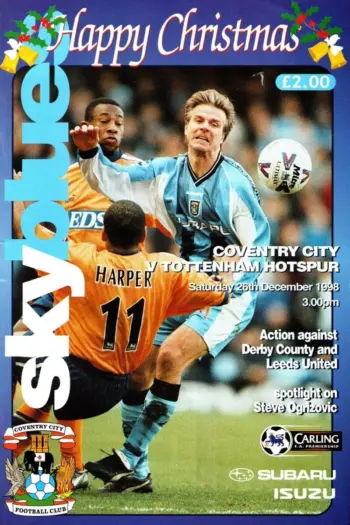 Spurs v Coventry City (26 Dec 1998) Programme