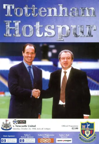 Spurs v Newcastle United (24 Oct 1998) Programme