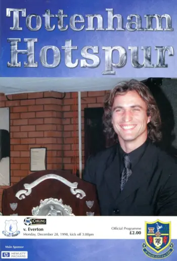 Spurs v Everton FC (28 Dec 1998) Programme
