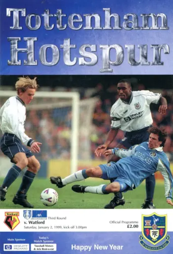 Spurs v Watford FC (02 Jan 1999) Programme