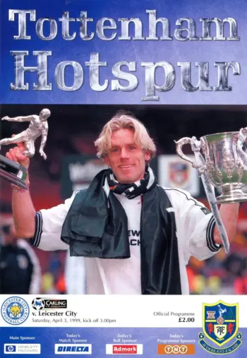 Spurs v Leicester City (03 Apr 1999) Programme