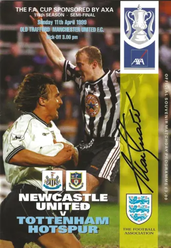 Spurs v Newcastle United (11 Apr 1999) Programme