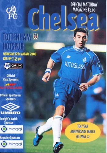 Spurs v Chelsea FC (12 Jan 2000) Programme
