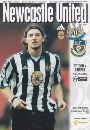 Spurs v Newcastle United (28 Nov 1999) Programme