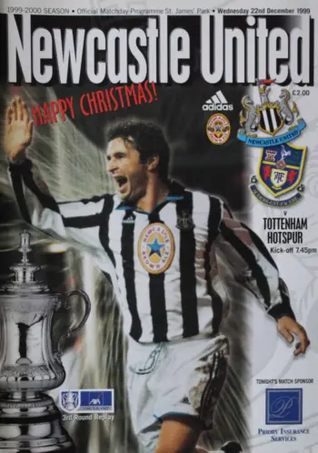 Spurs v Newcastle United (22 Dec 1999) Programme