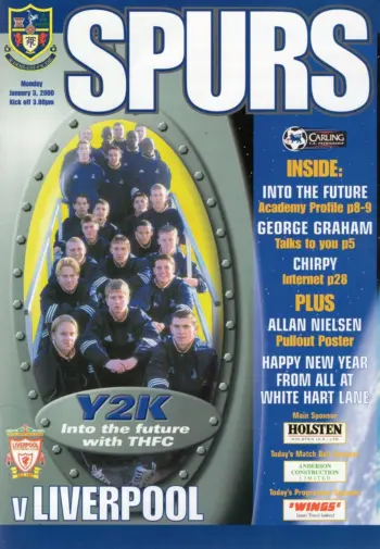 Spurs v Liverpool FC (03 Jan 2000) Programme