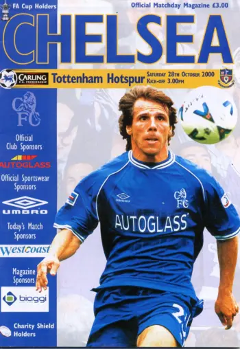 Spurs v Chelsea FC (28 Oct 2000) Programme