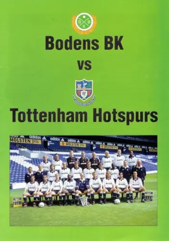 Spurs v Bodens BK (24 Jul 2000) Programme
