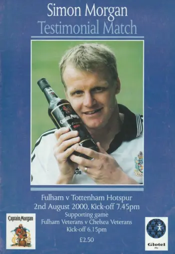 Spurs v Fulham FC (02 Aug 2000) Programme