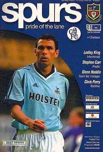 Spurs v Chelsea FC (10 Mar 2002) Programme