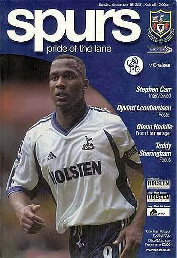 Spurs v Chelsea FC (16 Sep 2001) Programme