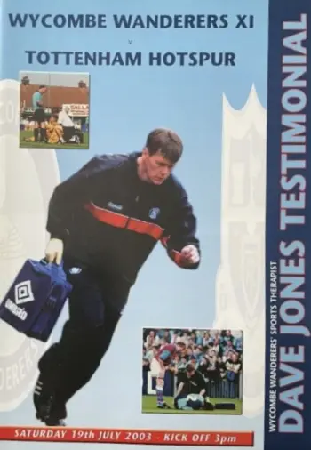 Spurs v Wycombe Wanderers (19 Jul 2003) Programme