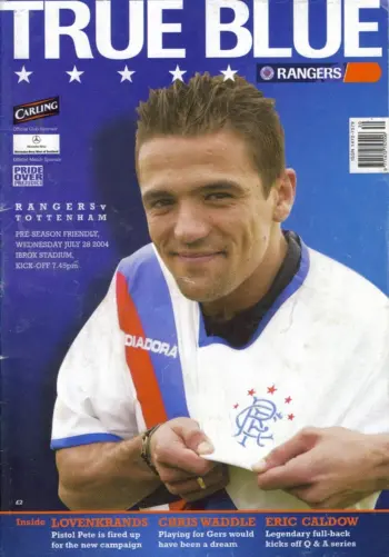 Spurs v Rangers FC (28 Jul 2004) Programme