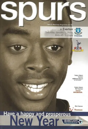 Spurs v Everton FC (01 Jan 2005) Programme