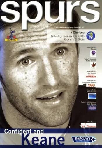Spurs v Chelsea FC (15 Jan 2005) Programme