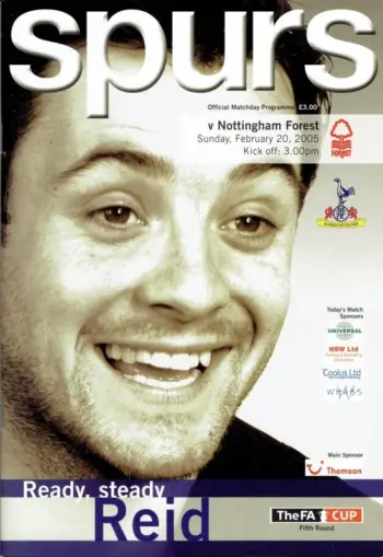 Spurs v Nottingham Forest (20 Feb 2005) Programme