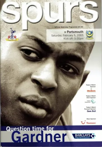 Spurs v Portsmouth FC (05 Feb 2005) Programme
