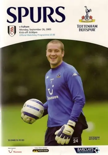 Spurs v Fulham FC (26 Sep 2005) Programme