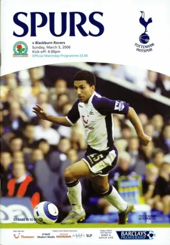 Spurs v Blackburn Rovers (05 Mar 2006) Programme