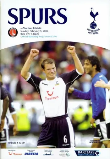 Spurs v Charlton Athletic (05 Feb 2006) Programme