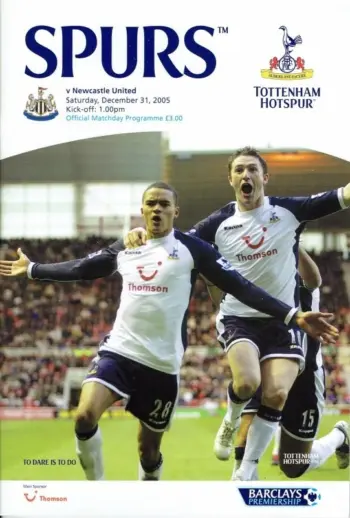 Spurs v Newcastle United (31 Dec 2005) Programme