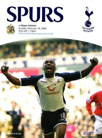 Spurs v Wigan Athletic (19 Feb 2006) Programme