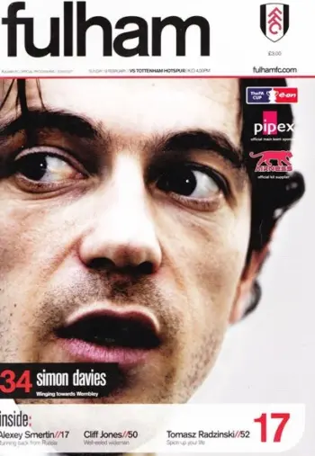 Spurs v Fulham FC (18 Feb 2007) Programme