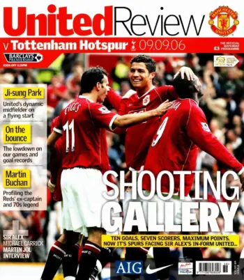 Spurs v Manchester United (09 Sep 2006) Programme