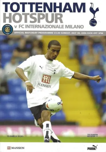 Spurs v Internazionale (30 Jul 2006) Programme