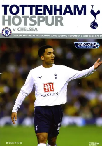 Spurs v Chelsea FC (05 Nov 2006) Programme