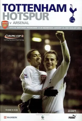Spurs v Arsenal FC (24 Jan 2007) Programme