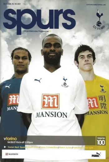 Spurs v Torino (04 Aug 2007) Programme