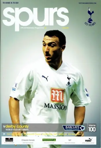 Spurs v Derby County (18 Aug 2007) Programme