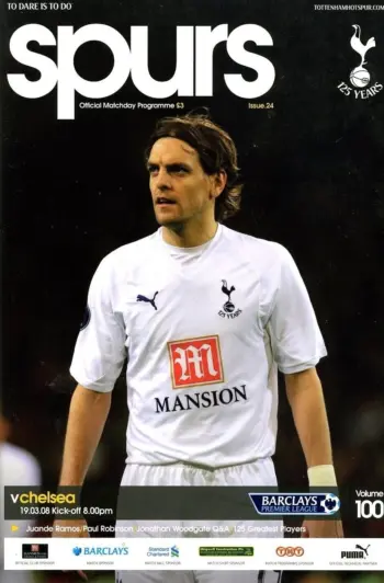 Spurs v Chelsea FC (19 Mar 2008) Programme