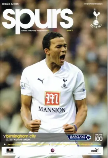 Spurs v Birmingham City (02 Dec 2007) Programme