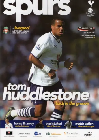 Spurs v Liverpool FC (12 Nov 2008) Programme