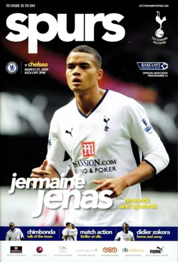 Spurs v Chelsea FC (21 Mar 2009) Programme