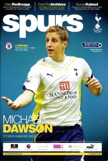 Spurs v Chelsea FC (17 Apr 2010) Programme