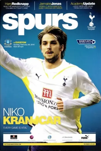 Spurs v Everton FC (28 Feb 2010) Programme