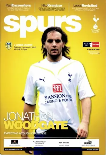 Spurs v Leeds United (23 Jan 2010) Programme