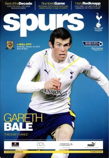 Spurs v Hull City (16 Jan 2010) Programme
