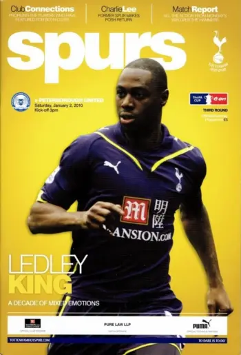 Spurs v Peterborough United (02 Jan 2010) Programme