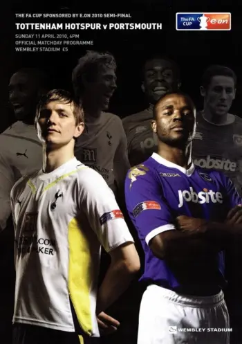 Spurs v Portsmouth FC (11 Apr 2010) Programme