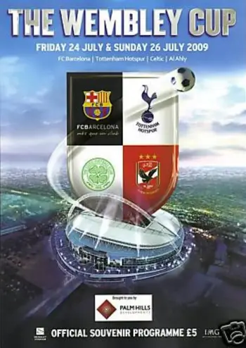 Spurs v FC Barcelona (24 Jul 2009) Programme