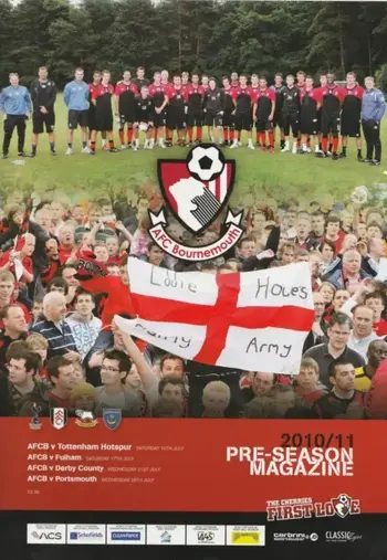 Spurs v AFC Bournemouth (10 Jul 2010) Programme